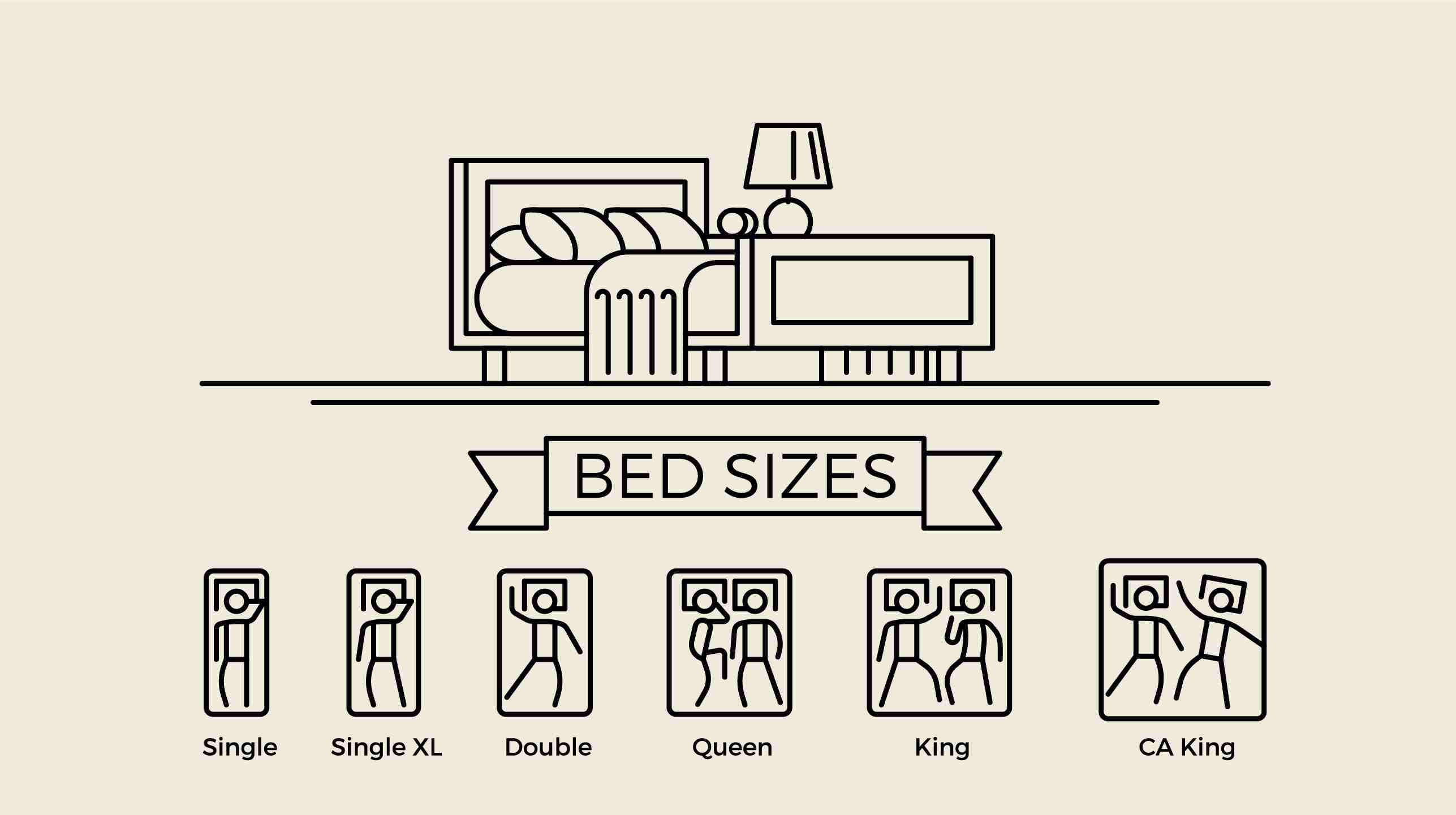 medidas estándar de camas