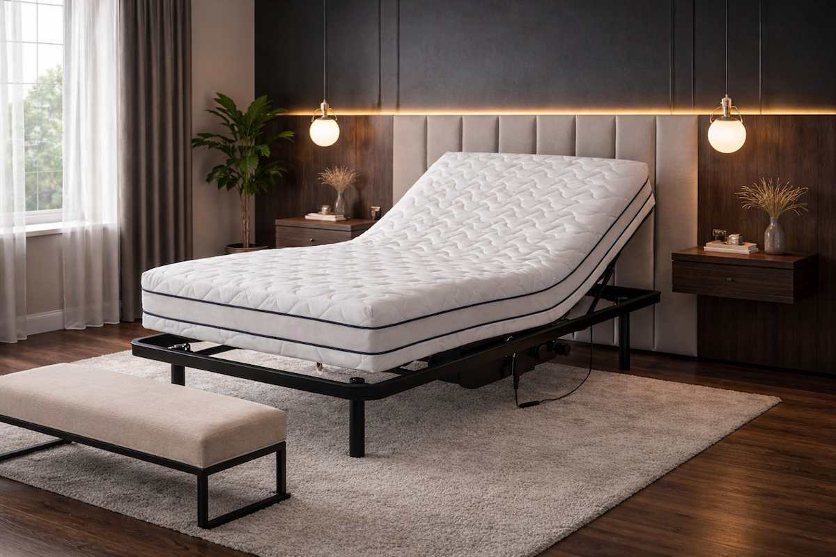 Ambiente 3 dormitorio con cama articulada