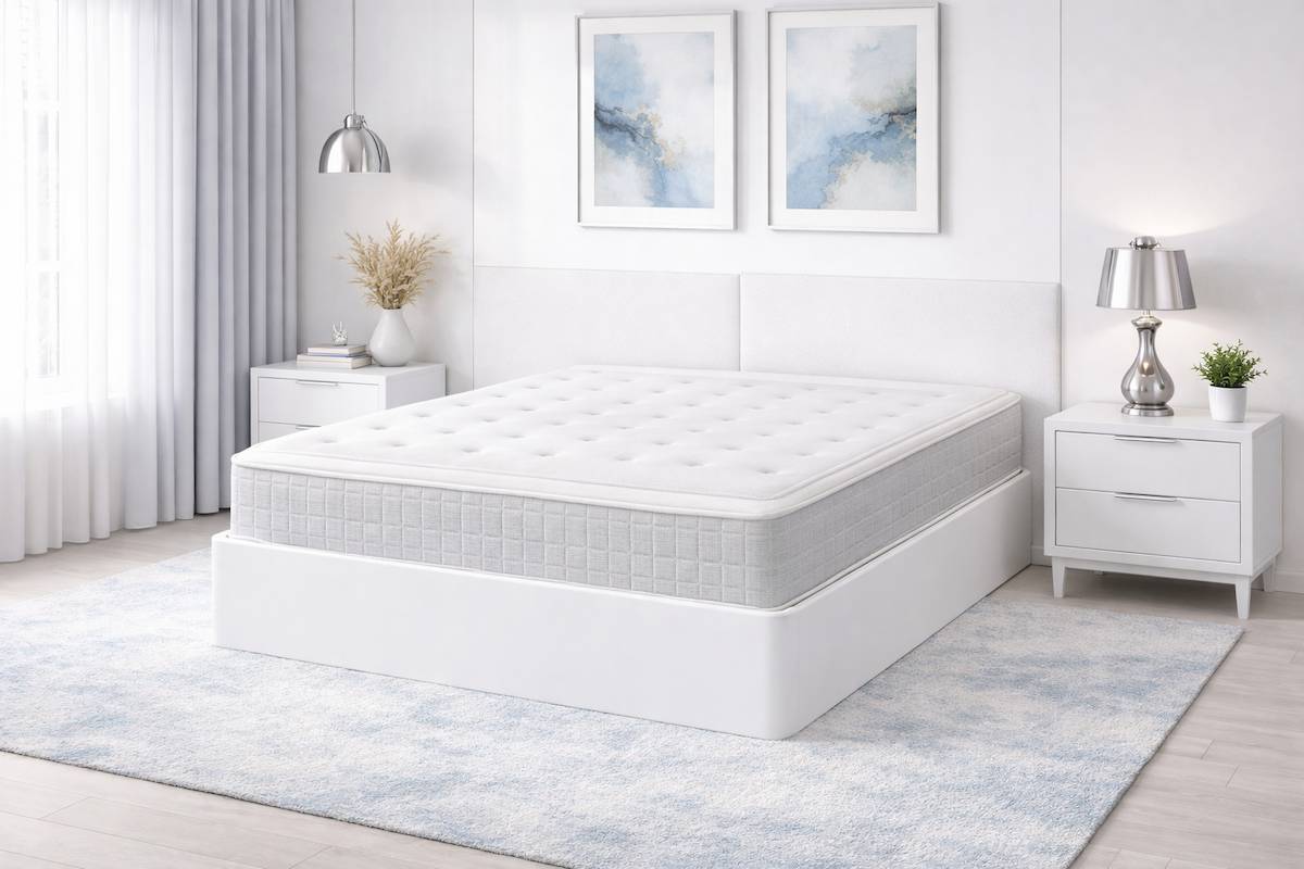 Ambiente dormitorio 2 con canape de madera