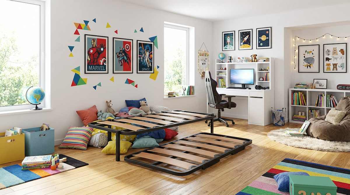 Ambiente dormitorio 1 con canguro completo