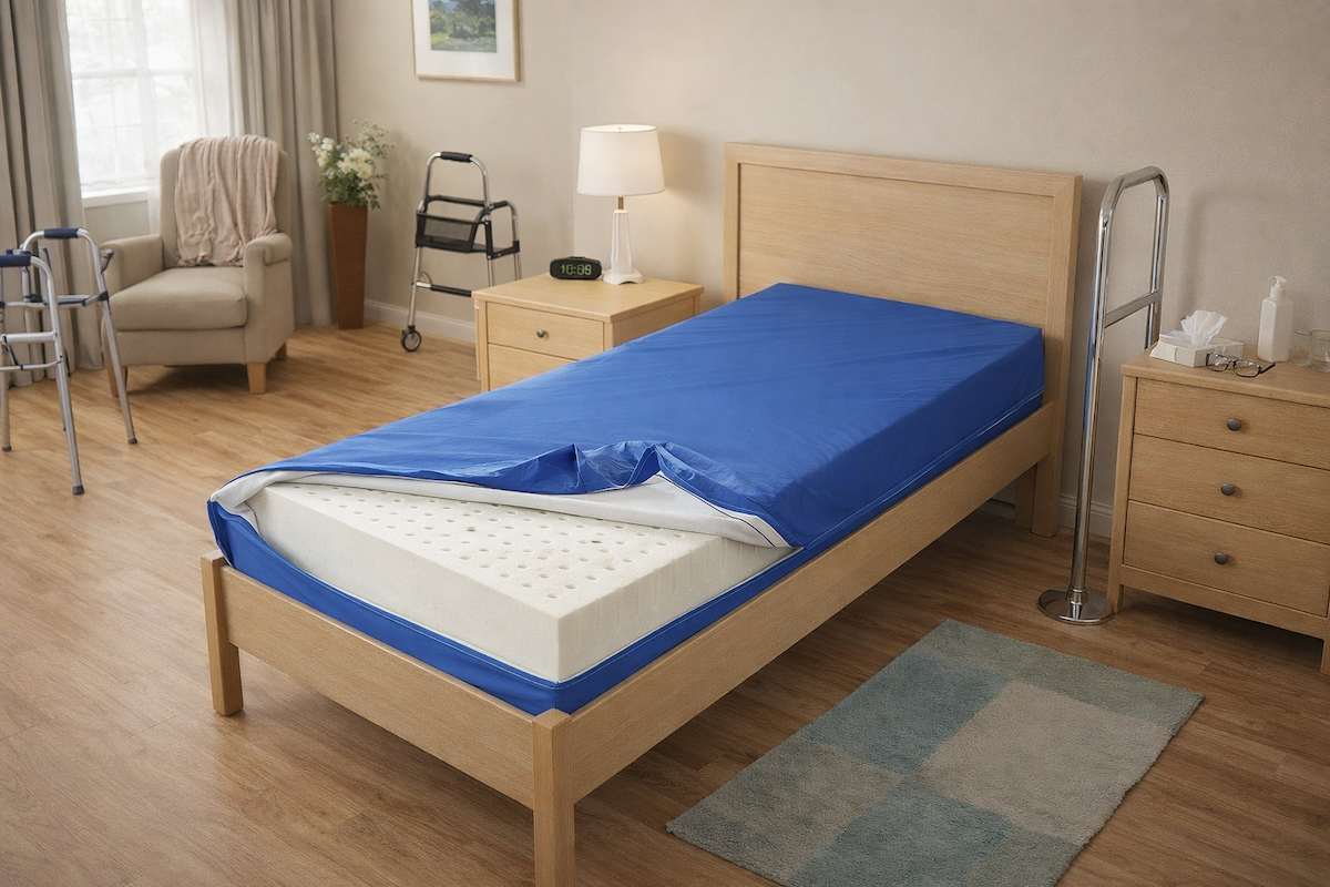 Ambiente dormitorio 3 colchon geriatrico latex