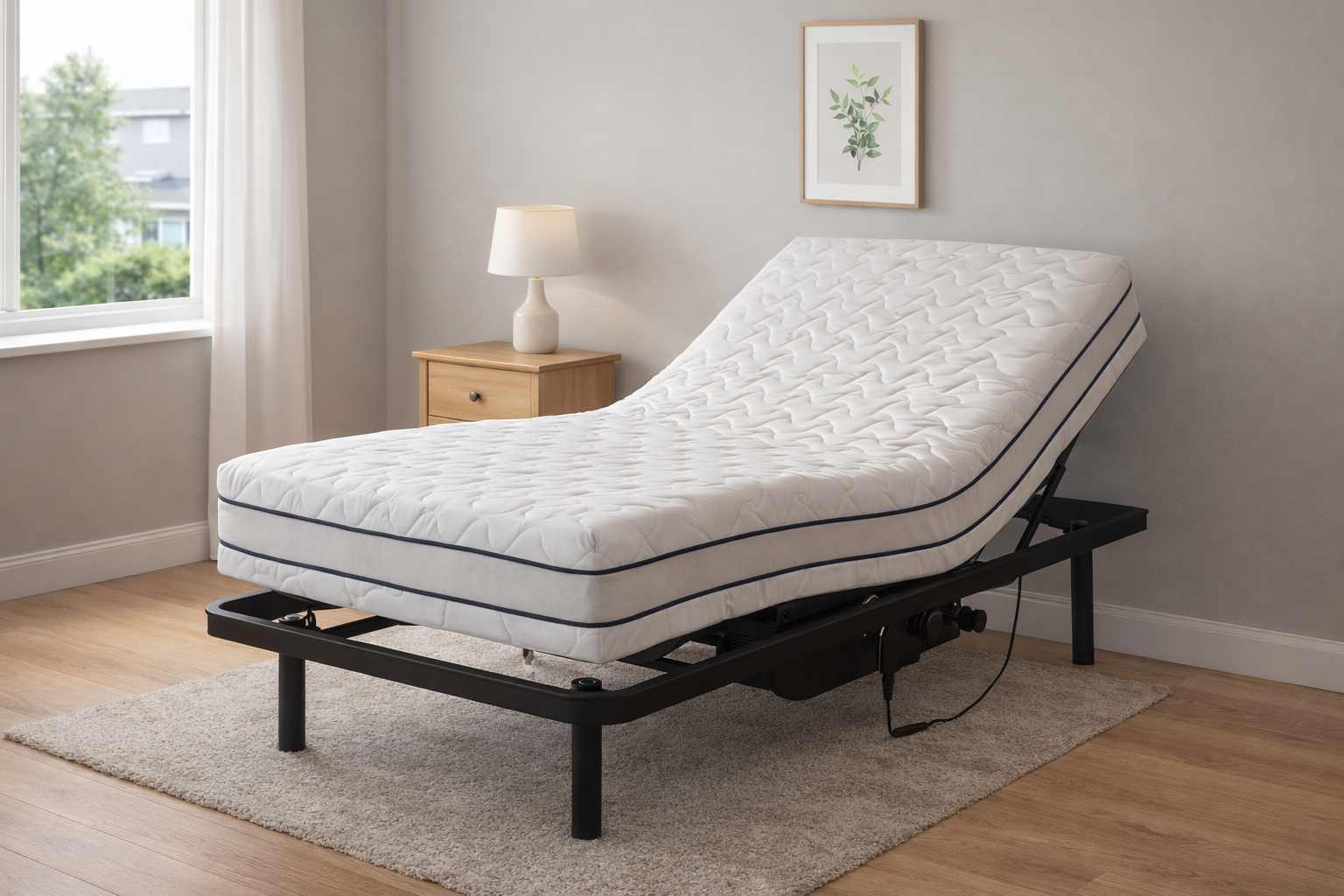 Ambiente dormitorio 1 colchón latex n-19