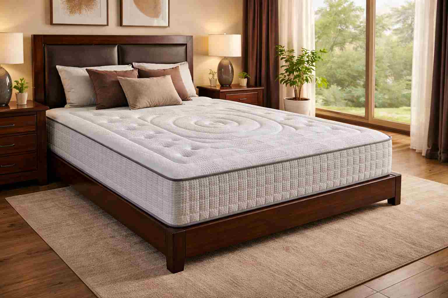 Ambiente dormitorio 2 con colchón modelo Monaco