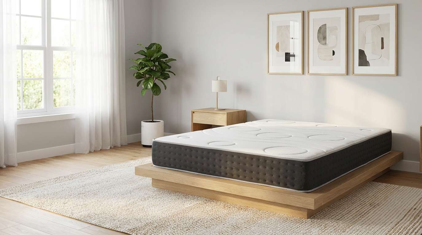 Ambiente dormitorio 3 con colchón modelo Mallorca