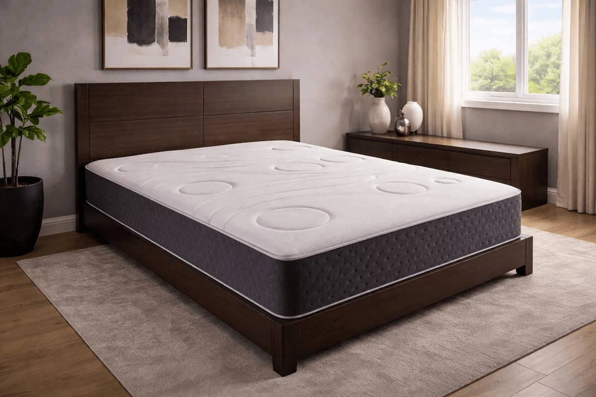 Ambiente dormitorio 2 con colchón modelo Mallorca